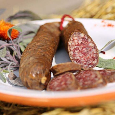 Bioschäferei Lautenschlager Stoapfälzer Sauhammelwurst