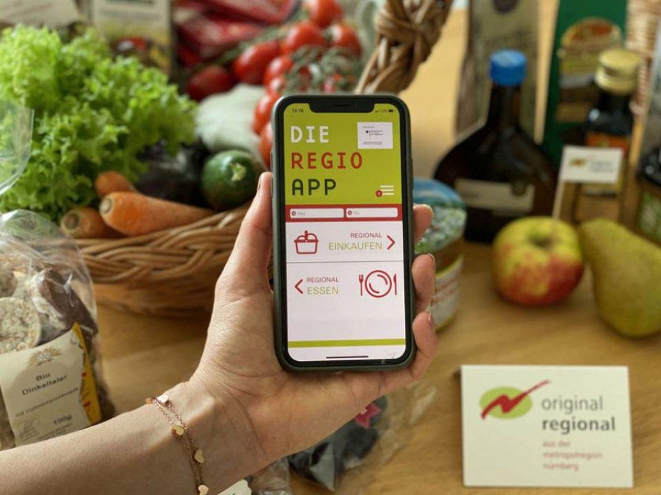 Die Regio App der Metropolregion Nürnberg