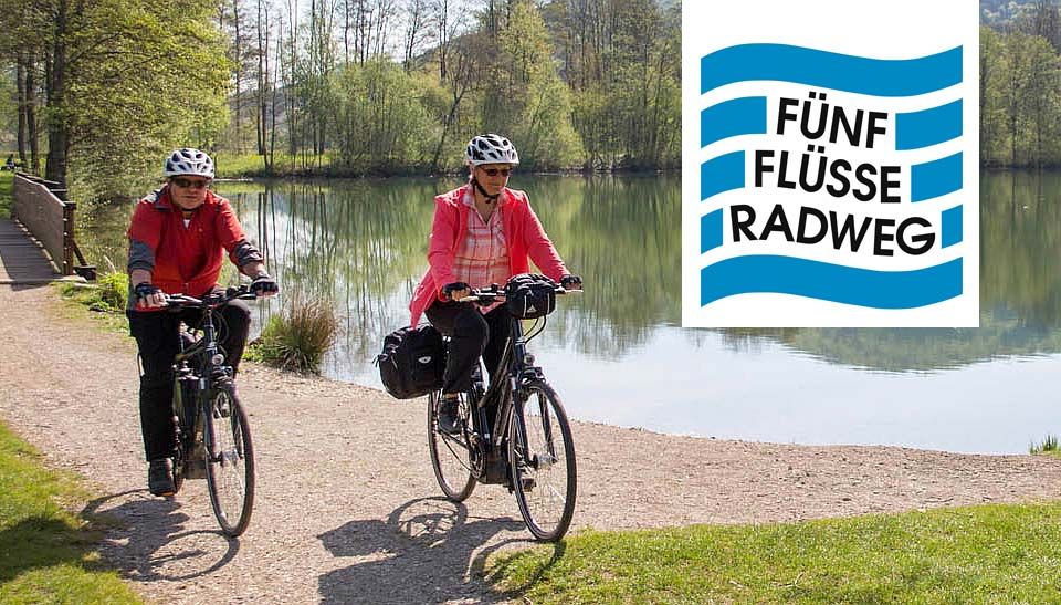 Fünf-Flüsse-Radweg Kletterfelsen bei Schönhofen